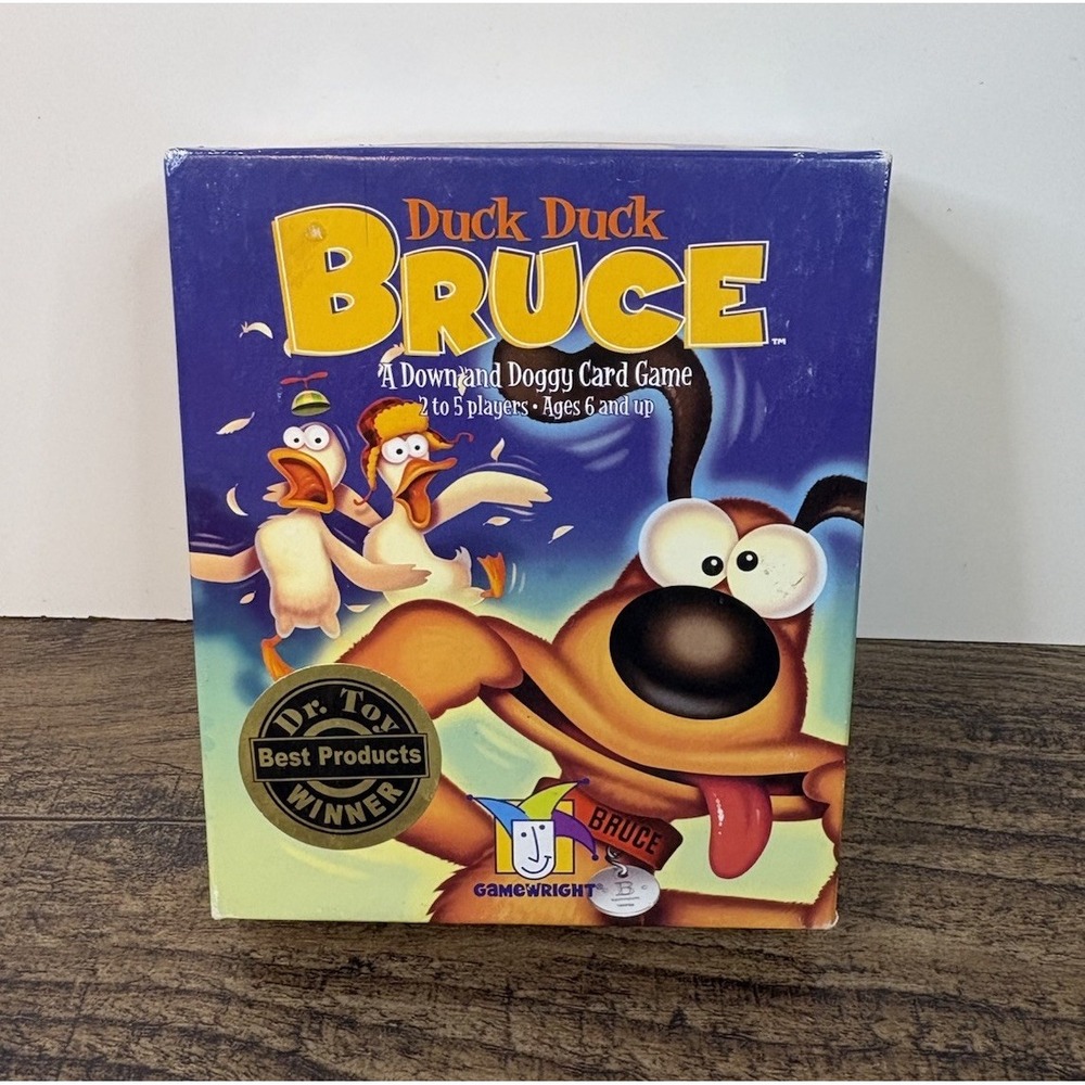 Duck Duck Bruce Card Game 100% Complete 2007 Gamewright Dr Toy Award Winner